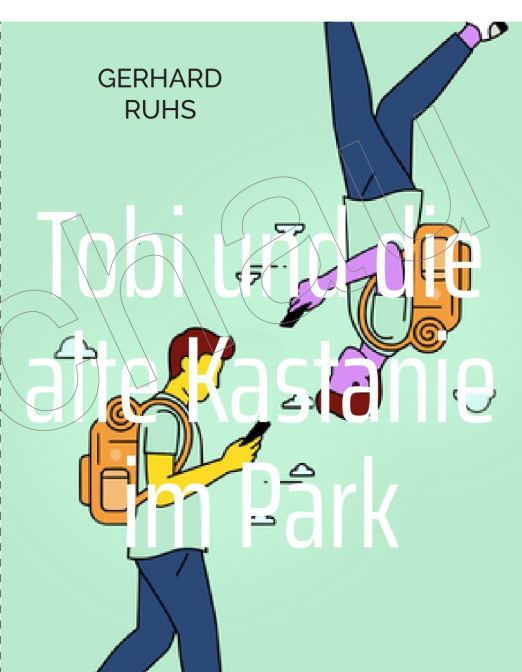 Kinderbuchcover: Die Farbenreise – bunte pastellfarbene Formen